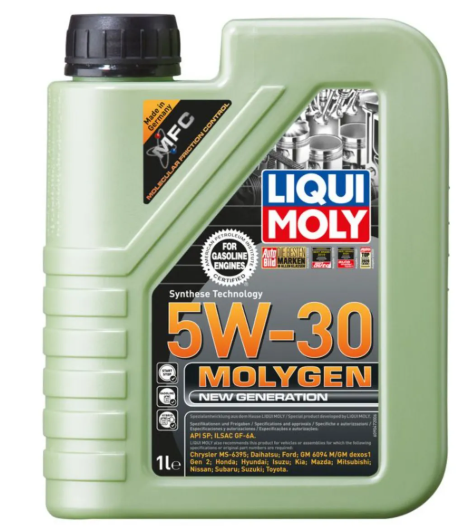 Envase de aceite LIQUI MOLY LIQUI MOLY MOLYGEN 5W30 FULL SINTETICO - QT 1LT grado 5W30 - Lubricentro Piloto